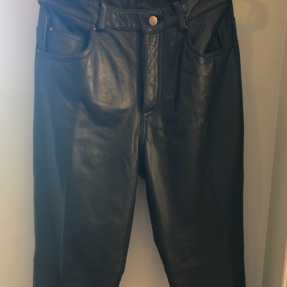 Colebrook & Co black leather Pants